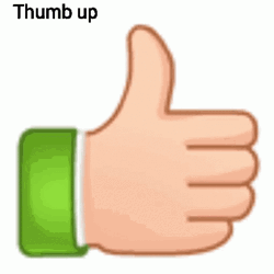 Thumb Up Emoji GIF