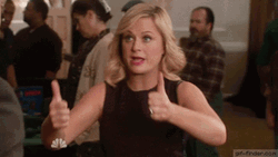 Thumb Up Leslie Knope GIF