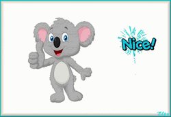 Thumb Up Nice Koala GIF