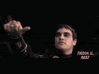 Thumbs Down Gladiator GIF