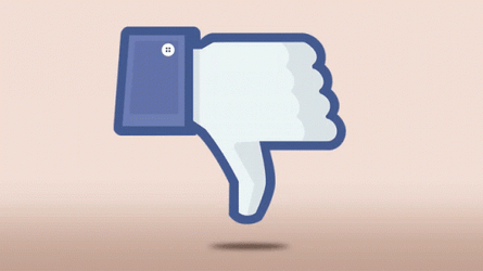 Thumbs Down Means Dislike GIF