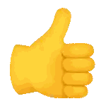 Thumbs Up Emoji Sticker