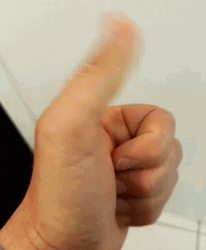 Thumbs Up Loop GIF