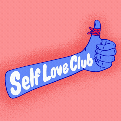Thumbs Up Self Love Club GIF
