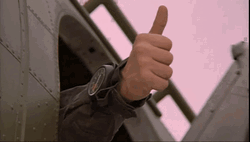 Thumbs Up Shut By The Door GIF