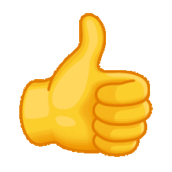 Thumbs Up Sticker GIF