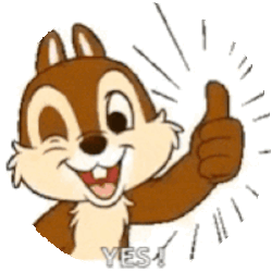 Thumbs Up Wink Sticker GIF
