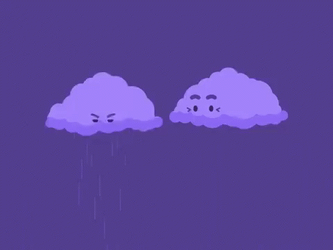 Thunder Cartoon Cloud GIF