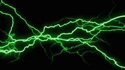 Thunder Green Color Lightning  GIF