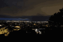 Thunder Lightning At Antirrio Birdge GIF
