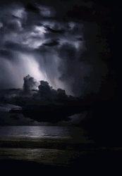 Thunder Ocean Lightning GIF