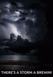 Thunder Storm Brewin GIF