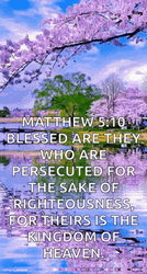 Thursday Blessings Matthew 5:10 GIF