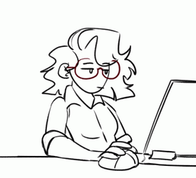 Thursday Work Meme Animated Girl GIF