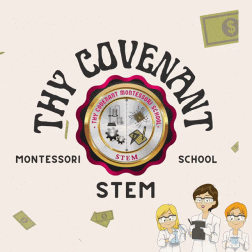 Thy Covenant Montessori School STEM Logo GIF