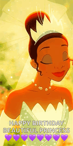 Tiana From The Princess And The Frog Is Wearing A Wedding Dress And A Crown . GIF