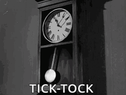 Tick Tock Grandfather Clock Vintage GIF