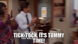 Tick Tock It's Tommy Time Happy Celebration GIF