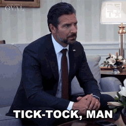 Tick Tock Man Time's Up Annoyed Man GIF