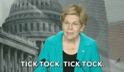 Tick Tock Time Elizabeth Warren US Senator GIF
