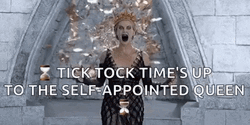 Tick Tock Time's Up Huntsman Winter's War 2016 GIF