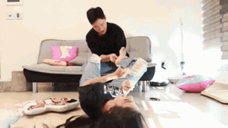 Tickle Play Floor Roll GIF