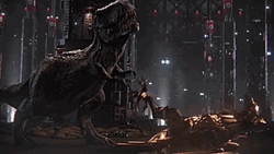Tickle T-Rex Kung Fury GIF
