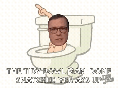 Tidy Bowl Man Snatched Man In Toilet GIF
