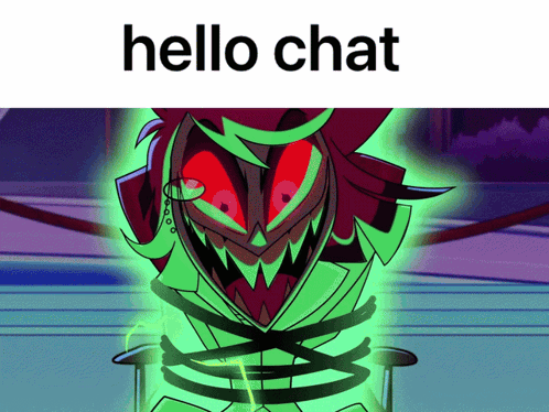 Tied Up Cartoon Saying Hello Chat GIF