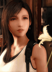 Tifa Shy Reaction GIF