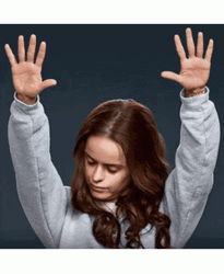Tiffany Doggett Raise Hand GIF
