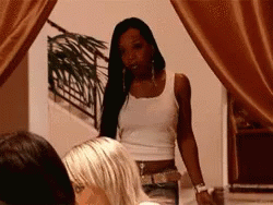 Tiffany Pollard Hair Flip Silent Entry GIF