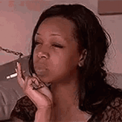 Tiffany Pollard No Make Up Smoking GIF