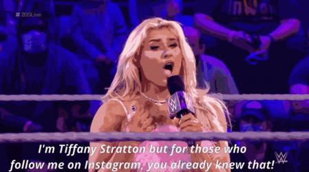 Tiffany Stratton Announcing GIF