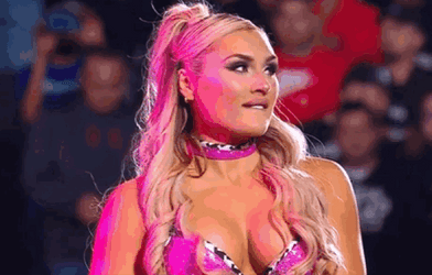 Tiffany Stratton Flexing Her Big Muscles GIF