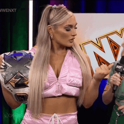 Tiffany Stratton Interview GIF