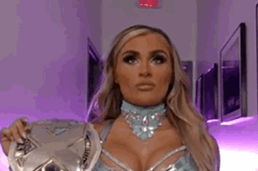 Tiffany Stratton Walking With Her Belt GIF