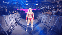 Tiffy Time Entering Battle Ring GIF