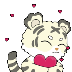 Tiger Love Sticker GIF