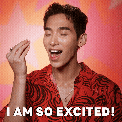 Tiger Print Shirt Man I Am So Excited GIF