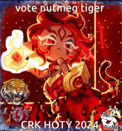 Tiger Saying Vote Nutmeg Tiger GIF