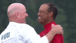 Tiger Woods Playfully Celebrating GIF