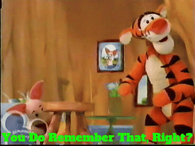 Tigger And Piglet From Winnie The Pooh GIF