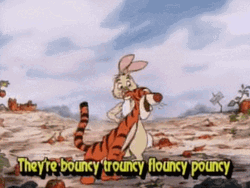 Tigger And Rabbit Fun  GIF