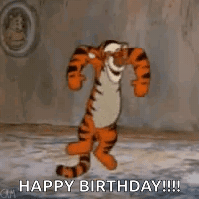 Tigger Dancing Happy Birthday GIF