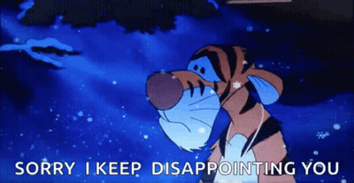 Tigger Disappointed In Snow GIF