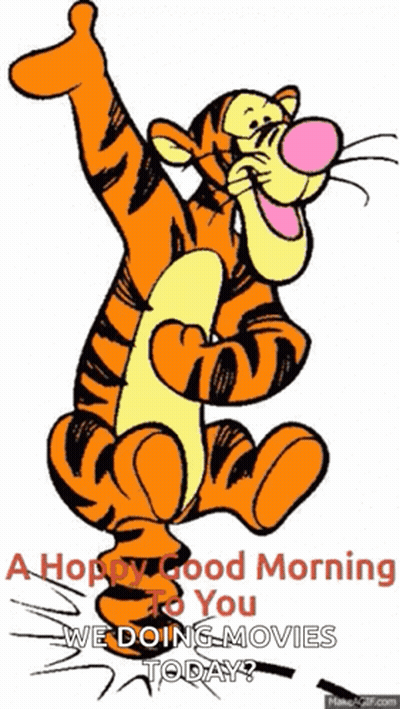 Tigger Giving Thumbs Up Happy Good Morning GIF