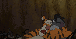Tigger Love Hug Eeyore GIF