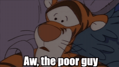 Tigger Shocked Saying Aw GIF