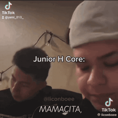 TikTok Man And Woman Saying Junior H Core GIF